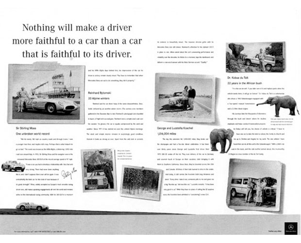 MERCEDES CAMPAIGN SHOT AROUND THE WORLD 2/7